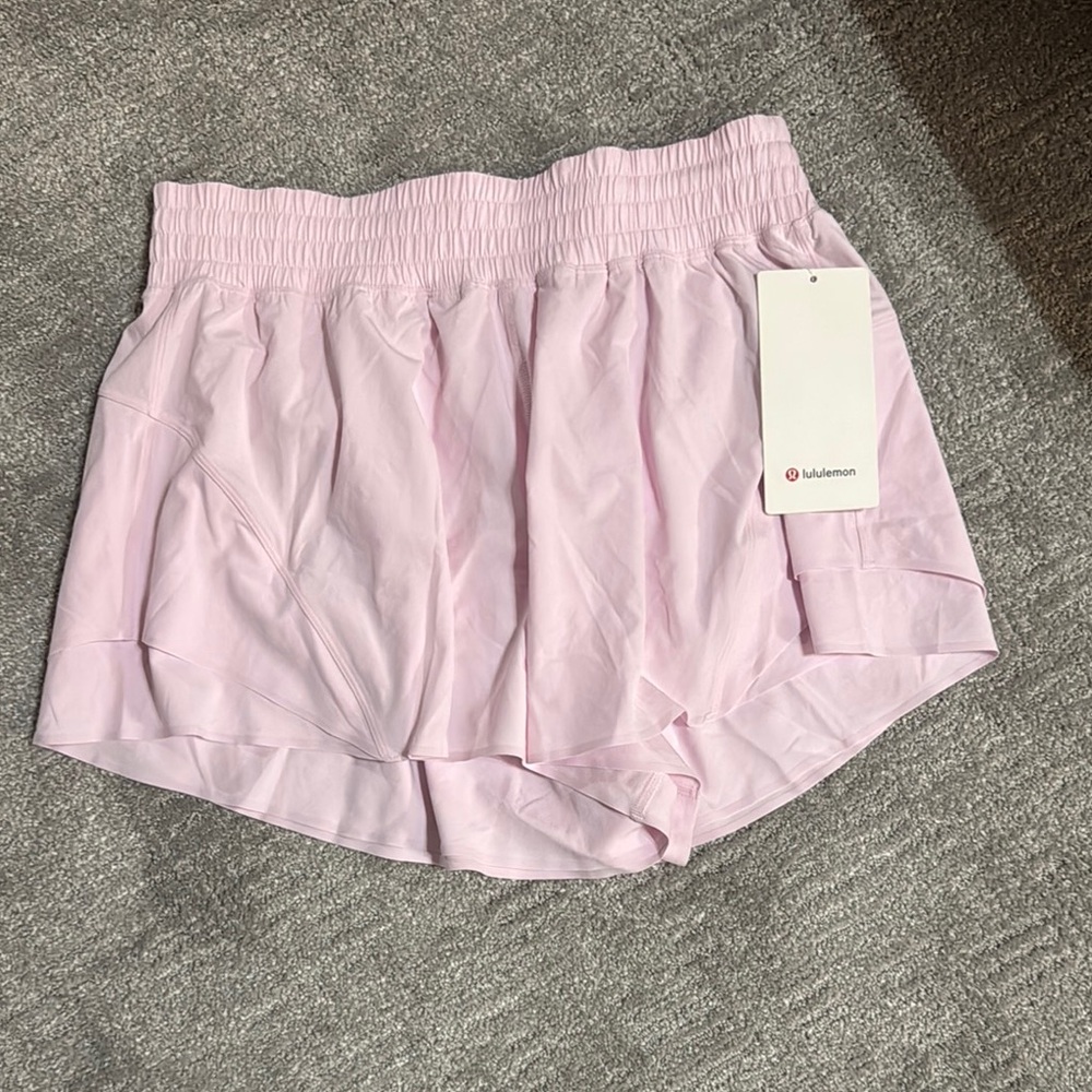 Lululemon Athletica Soft Pink Workout Shorts